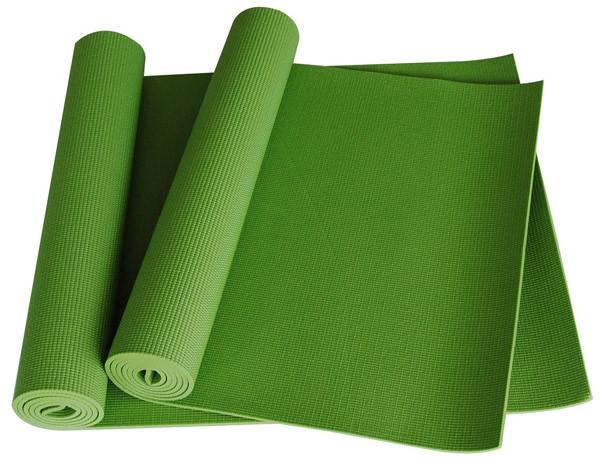 Buy green color thickness studio non slip yoga mat at wholesale prices