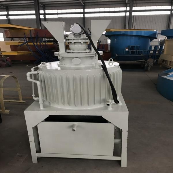 2750 KG Capacity Round Shape Dry Single Drum Magnet Separator with Elevator Grid