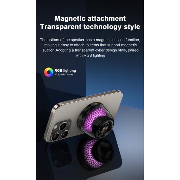 Multifunction Wireless Charger Working Frequency 100-205KHZ Fidget Spinner Light and ABS Inside