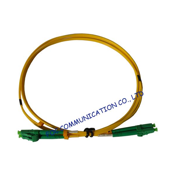 Gigabit Ethernet Single mode Fiber Optic Patch Cord LC / APC For FTTH Systems