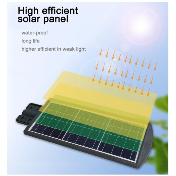 ABS Solar Power Aio Solar Street Light Ip65 Waterproof LED Chips