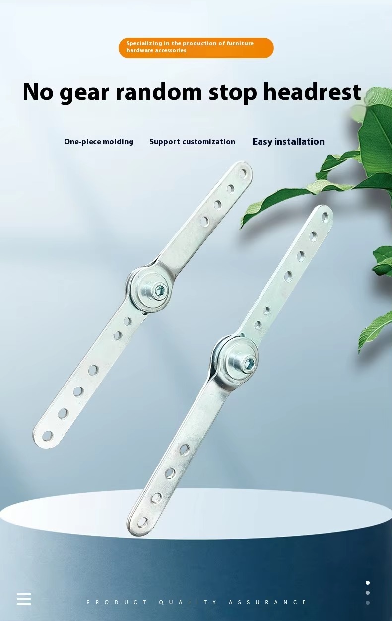 Wanjusheng Adjustable Metal White Zinc Sofa Headrest Hinge Multi-functional Furniture Hinge Living Room Kitchen Bathroom Iron
