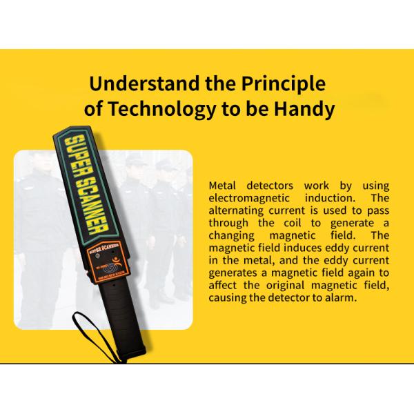 MD-3003B1Adjustable Handheld Metal Detector High Sensitivity with Sound Vibration Alarm for Airport Court Body Security Scanner