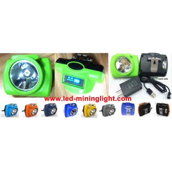 Cordless Cap Lamp Black Rechargeable Led Headlamp for Mining Opening Pit Hunting Fishing