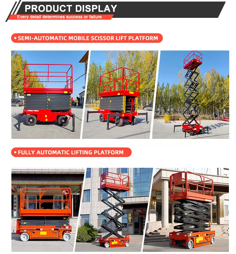 Articulating Boom Lift For Elevated Work And Outdoor Projects Electric Self-Propelled Scissor Lift Aerial Work Platform
