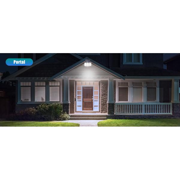 Split Sensor Waterproof Solar Garden Lights IP65 Motion Sensor Garden Light 6W
