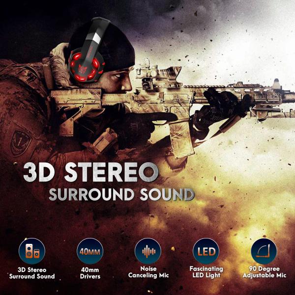 100mA Dynamic Vocalism Wired Gaming Headset ONIKUMA K2 Pro Omnidirectional