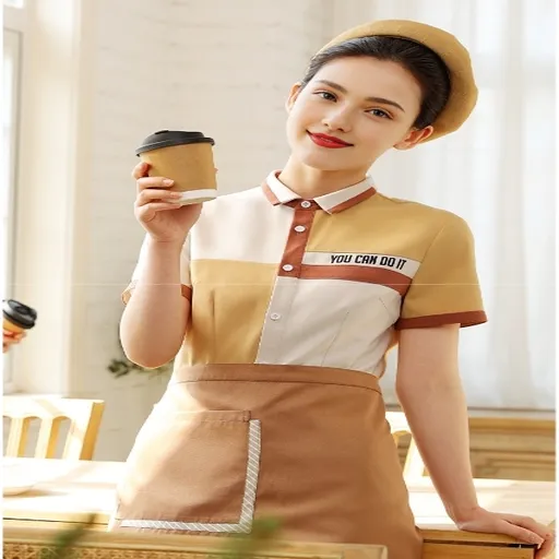 Fashionable Advanced Customization Desig High-End Elegent Design Work Uniform for Waiter