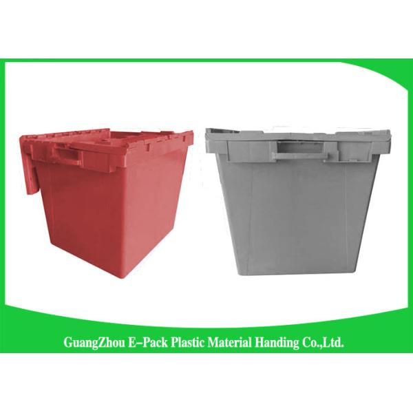 50kgs Security Moving Plastic Attached Lid Containers easy to clean