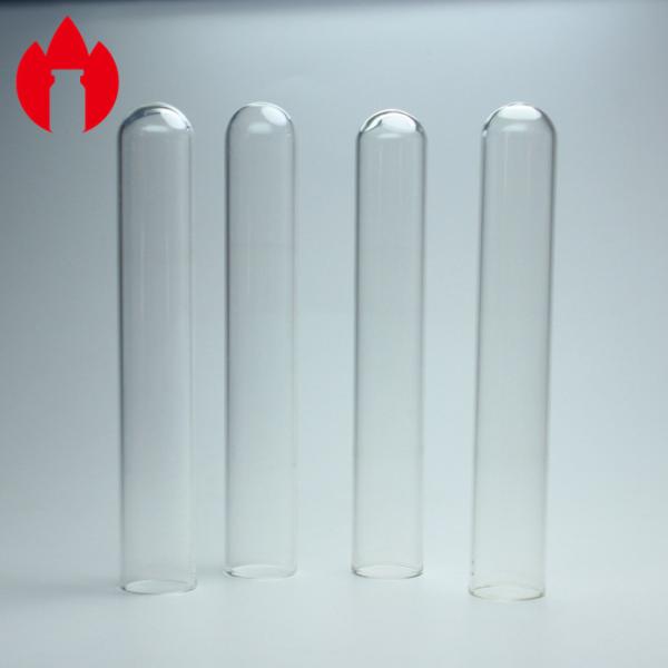 Tiny Round / Flat Bottom Glass Test Tubes For Laboratory Equipment