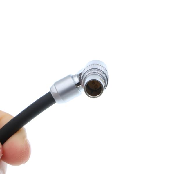 Rotatable 2 Pin Male Right Angle 50CM Camera Power Cable
