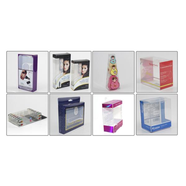 Small / Large Clear Plastic Presentation Box Color Printing Foldable 41*32*24mm Or Customized