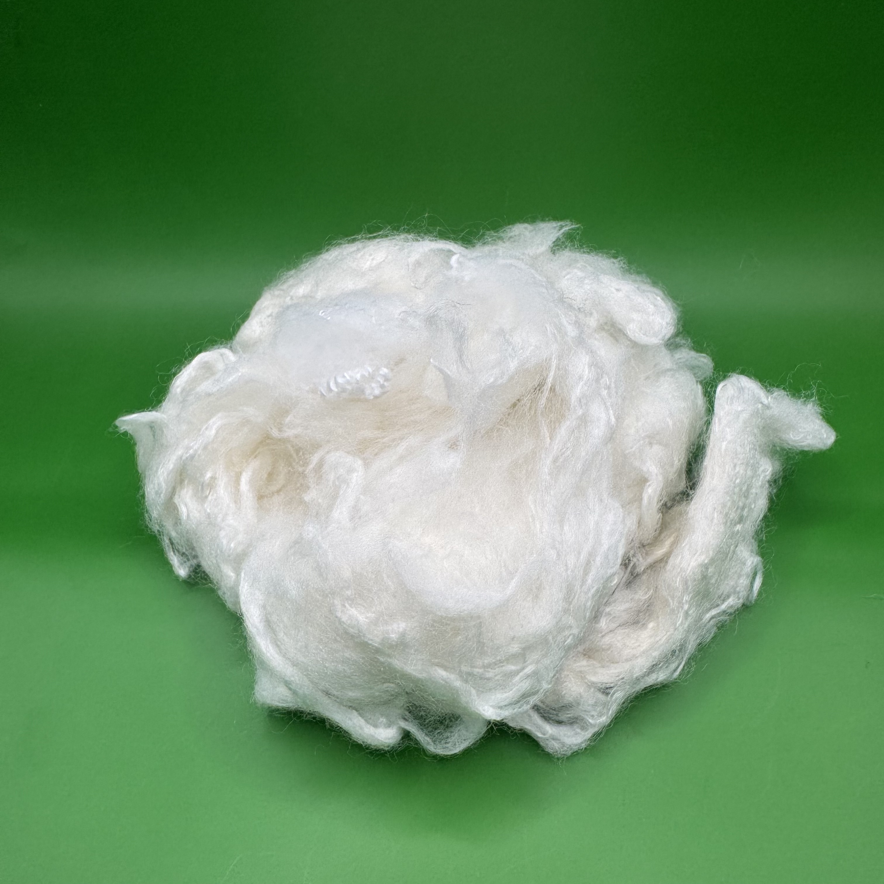Factory Supply 5D 102mm Virgin Polyester Staple Fiber White Solid VSF for Spinning Nonwoven Fabric Filling Material Custom