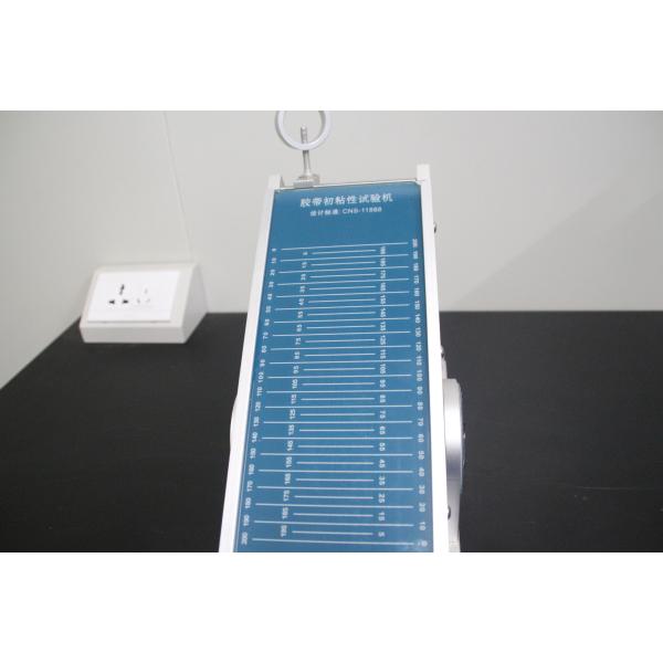 JIS Z0237 Rolling Ball Tack Tester , 3kg Adhesion Pull Test Equipment
