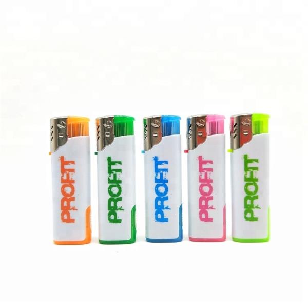 Colorful Dy-F003 LED Light Windproof Electronic Lighter Customization Plastic