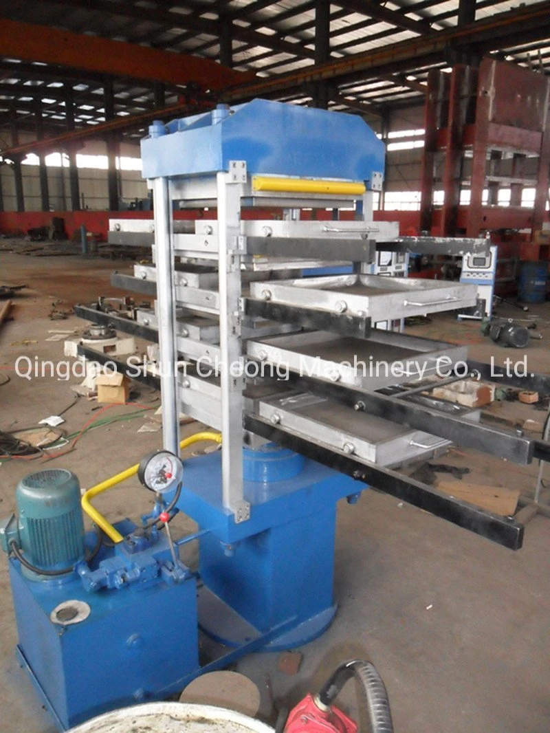 Rubber Floor Making Machinery / Rubber Mats Hydraulic Vulcanizing Press Machine