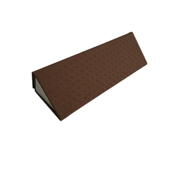 Leather Handmade Triangle Reading Foldable Eyeglasses Cases Eco-friendly
