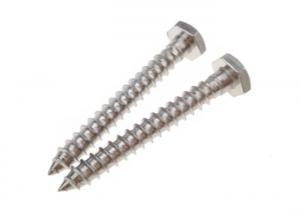 Quality Hex Head Stainless Steel Lag Screws For Wood 304 Fastener 5/16 ASME for sale