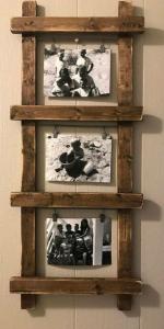 Portable Decorative Wooden Picture Frames , Vintage Style Picture Frames