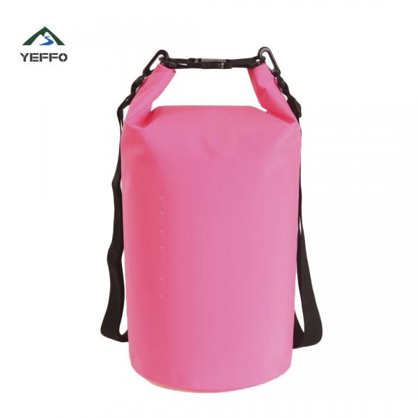 Buy 5L 10L 20L Ripstop Camping Waterproof Bag 500D PVC tarpaulin Lightweight Dry Bag at wholesale prices
