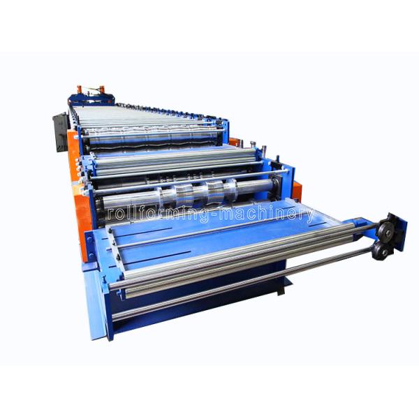 Double Layered Tile Roof Roll Forming Machine Metal Tile Making Machine 380volt