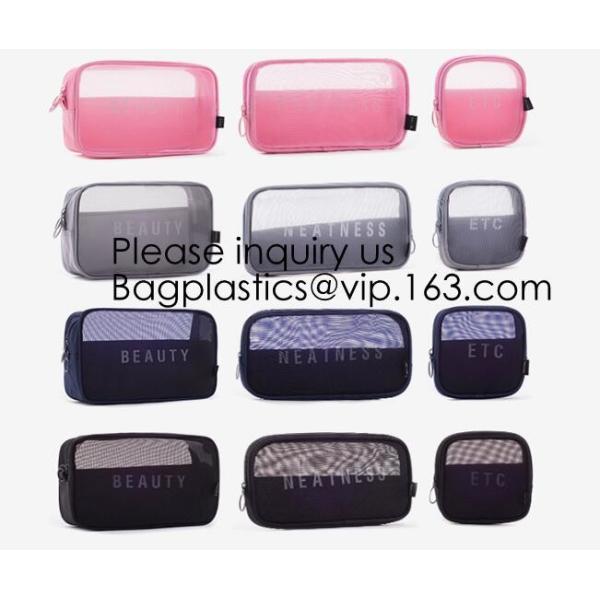Custom Private Logo Travel Accessories Laundry Pouch 4pcs Packing Cubes Set Compression Travel Cubes, bagease, bagplasti