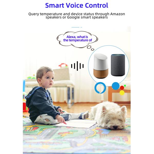 Tuya Smart Wireless Door Window Sensor Home Alarm System Temperature Humidity Detection