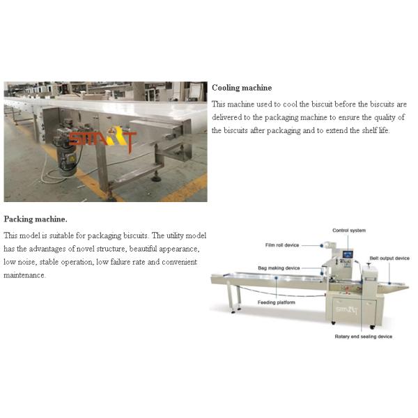 SS 30x5x3m 1t/Day Biscuit Making Machines