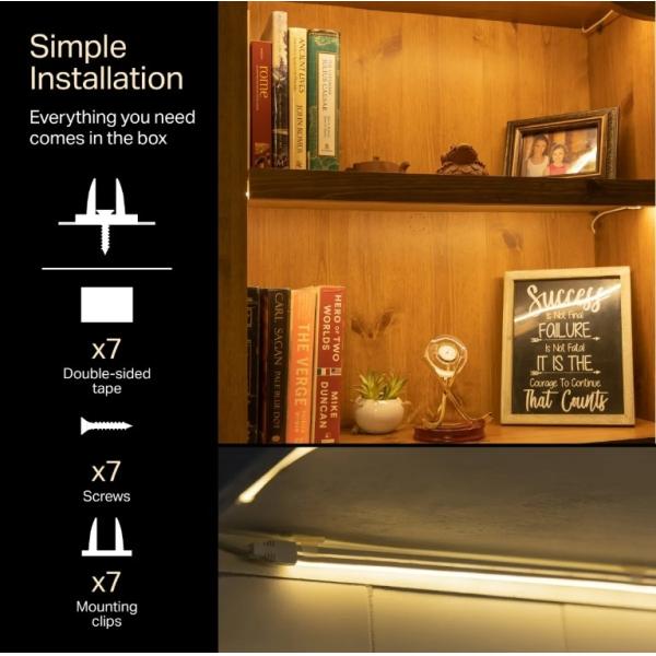 CRI LED Light Strip Series Dimmable With Adhesive Backing