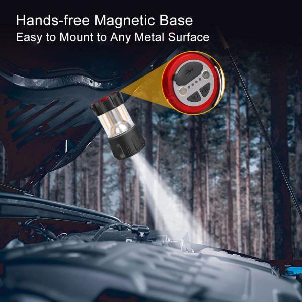 Mini 2 In 1 LED Camping Lantern 65x118mm Rechargeable Camping Lights