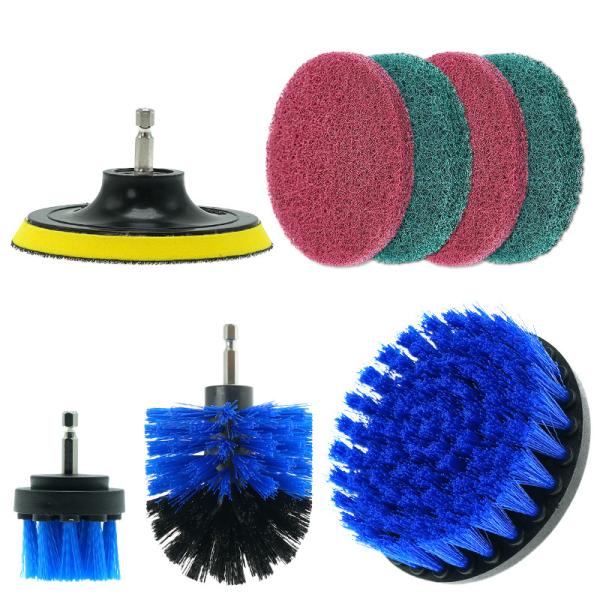 Kitchen Carpet Upholstery Drill Brush Pad Sponge Kit Customized