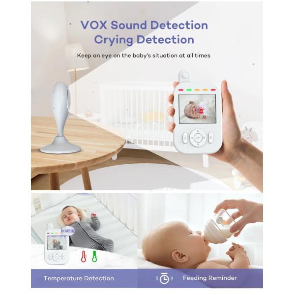 2.8 Inch High Definition Display Video Baby Monitor Children And The Elderly Monitor