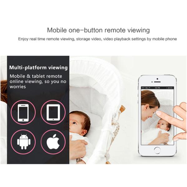 WIFI Security Mega Pixels 180 Degree Wide Angle Security Camera For Video Surveillance