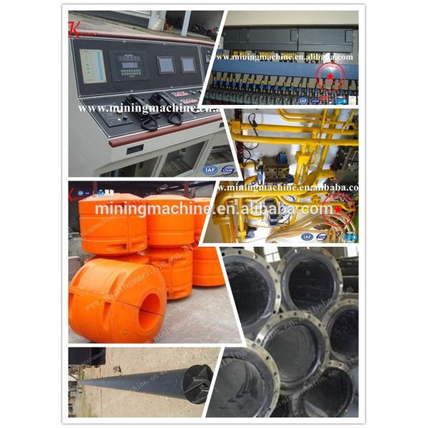 Diesel Power Cutter Suction Dredger 8m Dredging Depth 100cm Draught
