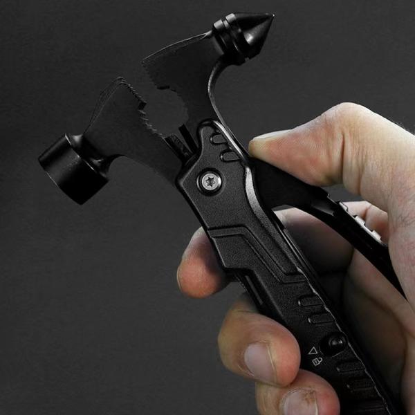 Outdoor Pocket Multitool Knife Set Includes Axe Saw and Screwdrivers for Versatility