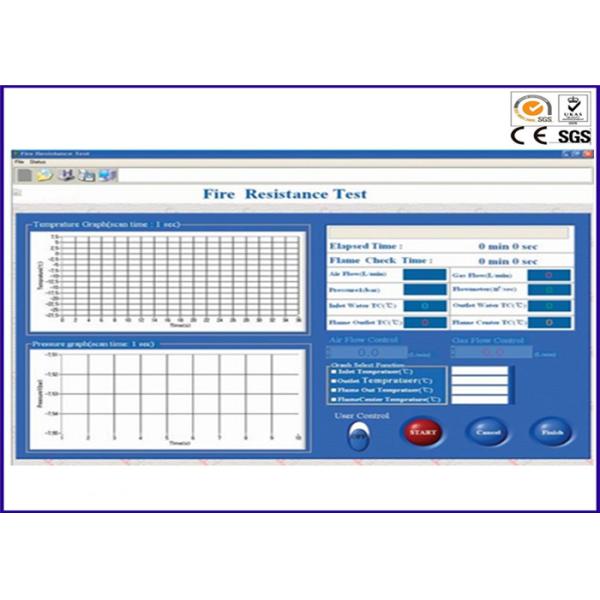 Fire Resistance Test Apparatus , Hose / Pipe Testing Machine FTP II Res A 753