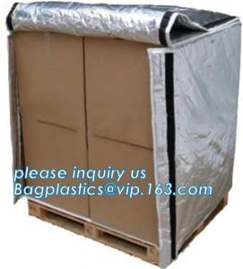 China Mositure Barrier Waterproof Thermal Pallet Cover Thermal Insulated Pallet Cover For Transportation on sale