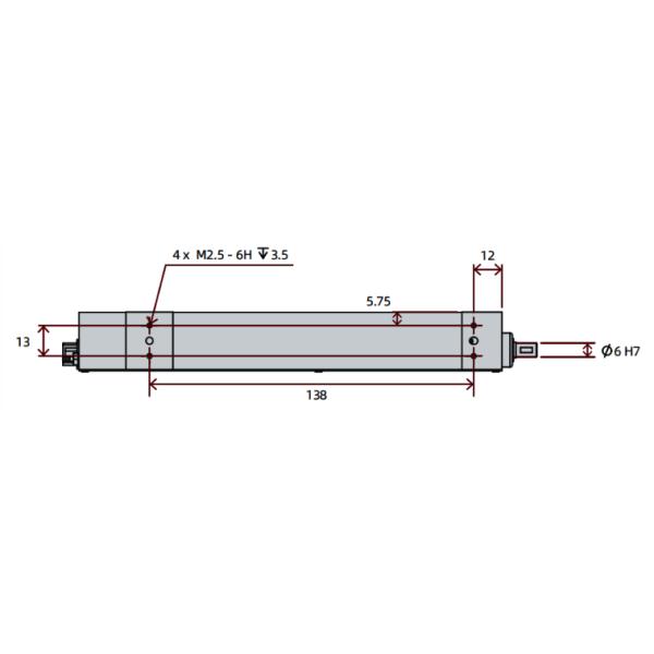 800g Linear Rotary Actuators Compact Built In Grating Encoder Accuracy 17bit
