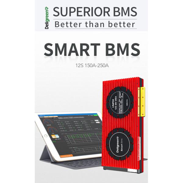 Daly 3.2V Cell Smart Active Balance Equalizer Bms Lithium Lifepo4 Battery Pack 12S 36V 150A Battery Management System