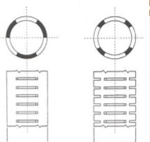 PVC Slotted Screens Casing Pipe / Water Filter Tubes