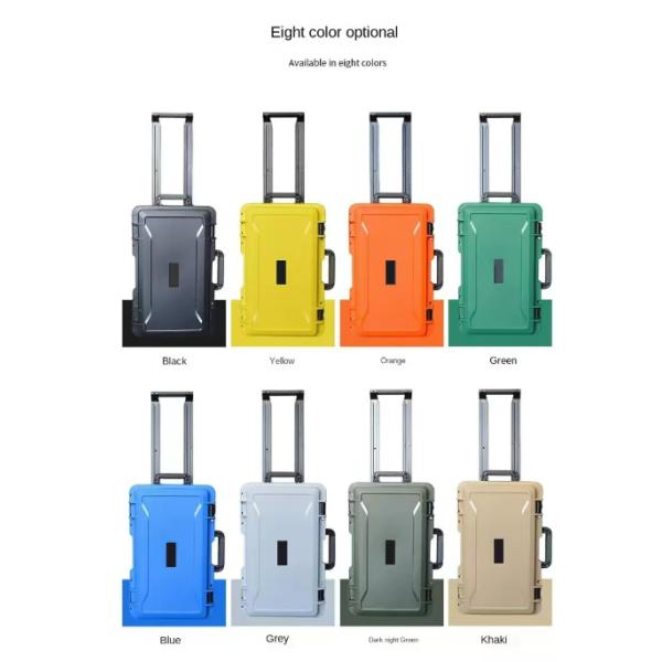Customizable Black Photographic Equipment Case with High-Density Sponge Lining and Internal Size 525*291*175mm