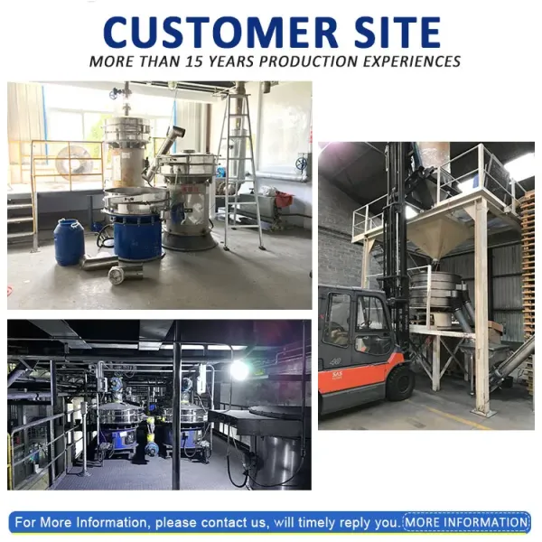 200 Mesh Vibrating Flour Sifter Sieve Electric Ultrasonic Round Vibrating Screen