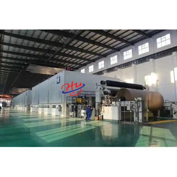 Triple Layer Kraft Paper Machine For Corrugated Flat / Tall / Telescopic Boxes