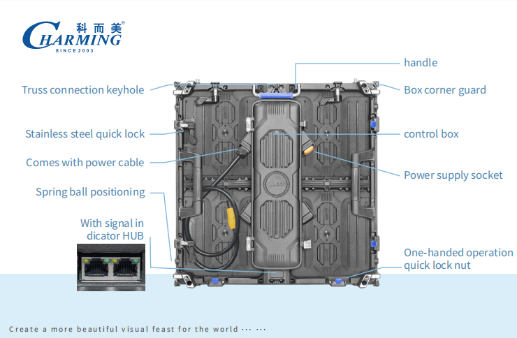 Revolutionizing Stage Visuals: 8K LED Background Screen with HUB Signal Indicators