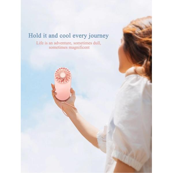 900mAh Rechargeable Portable Handy USB Charging Mini Fan