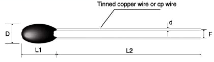 MF52 50mW Power NTC Thermistor