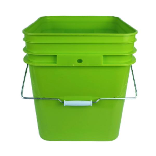 Polypropylene Bucket 200ml-25L Square Plastic Container With Handle for Benefit