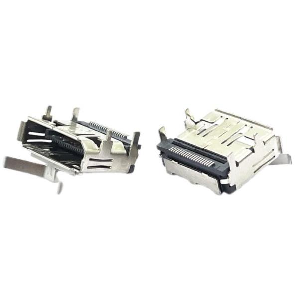 LCP 20P DisplayPort DP Socket Connector Solderable USB Plug With Spring