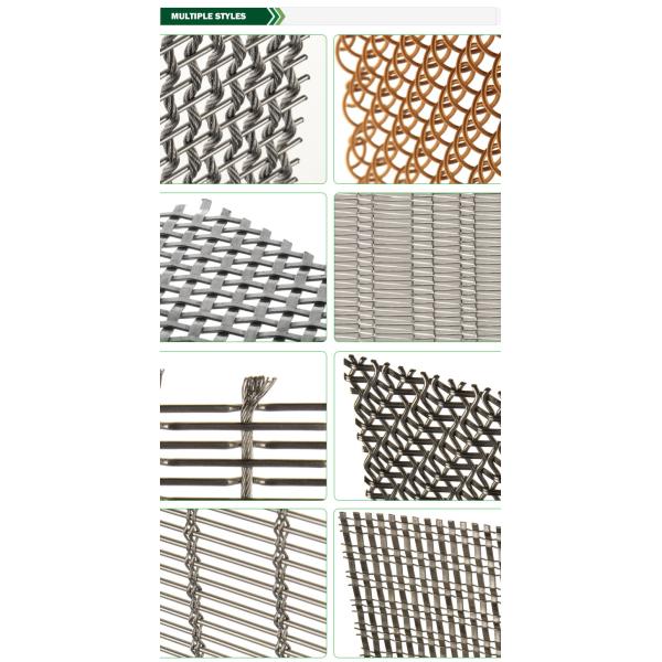 Popular flexible metal mesh decorative wire mesh curtain for cabinets mesh
