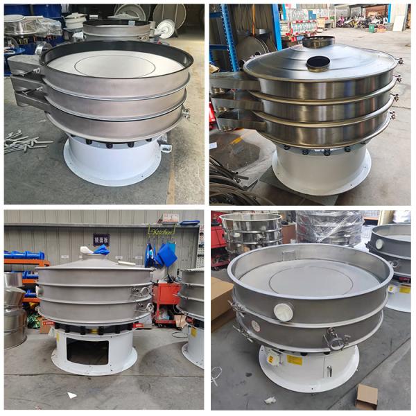 500 Mesh Rotary Vibrating Screen Sieve Shaker Separator Machine
